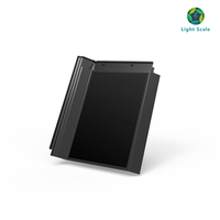 Tuiles solaires photovoltaïques DYW-TS01 Light Scale BIPV CdTe à double vitrage, panneau 35W haute efficacité, cellule 600x400mm, fil 1.5mm, pour toiture résidentielle