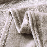 Couverture d'hiver en flanelle corail géométrique pastorale épaisse et dense en polyester doux pour la peau de 200 g, couverture d'été légère