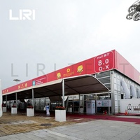 Tente d'exposition de haute qualité pour grands salons professionnels en plein air, Foire de Canton de Guangzhou, à vendre