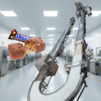 TGMachine Automatische Cereal Bar Snickers Bar Productielijn Multi-Layer Depositing Snijdende Koelende Chocolade Coating SUS304