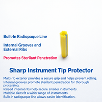 Protège-pointe d'instrument médical en silicone, radiopactique, résistant aux hautes températures, anti-perforation, pour stérilisation CSSD