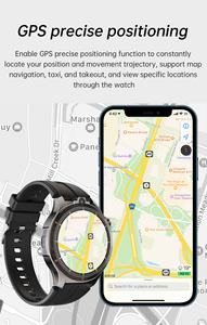 UV16 4G Reloj Inteligente 1,43 \ "AMOLED GPS Android WiFi 800mAh IP68 Impermeable IP Cámara Giratoria Descargar Aplicaciones para Hombres Gel de Sílice - Product Image 6