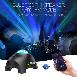 Proyector de Luz <span class=keywords><strong>Aurora</strong></span> LED Northern Galaxy, 33 Efectos de Luz, Control Remoto, con Altavoz de Sonidos Blancos para Dormitorio - Product Image 4