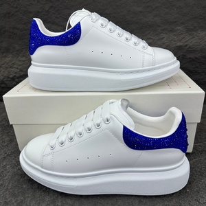 <span class=keywords><strong>Sneakers</strong></span> Casual Unisex con Plateau Alto, Fodera in Vera <span class=keywords><strong>Pelle</strong></span>, Chiusura con Lacci, Scarpe da Passeggio di Qualità con Rialzo Interno - Product Image 6
