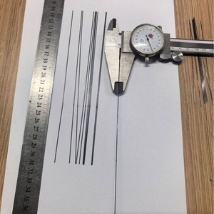 F2063 Titanium Wire 03 Cut To Length With Flat Section For Fishing Gear And Precision Hardware - Product Image 2