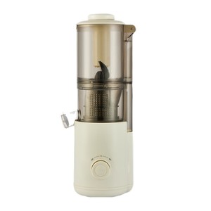 Extractor de Jugos y Separador de Pulpa, Pequeño, Doméstico, Totalmente Automático, Motor de CC de 100W, Cuchilla de Acero Inoxidable, Blanco Cálido - Product Image 1
