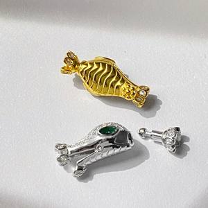 Collar de Cadena de Serpiente de Plata S925, Accesorios de Perlas para DIY, Suéter de Moda con Cierre de un Solo Botón para Año Nuevo, Hecho a Mano con Cuentas de 20mm 25mm - Product Image 3