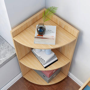 Estantería de esquina multicapa, estantes de almacenamiento de escritorio simple, para sala de estar, dormitorio, ahorro de espacio, librería de suelo a techo - Product Image 4