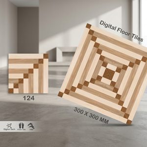 Carreaux de sol en céramique Vistaar de qualité supérieure 300x300mm, étanches, antidérapants, émaillés, métalliques mats pour hall, salle de bain, centre commercial - Product Image 4