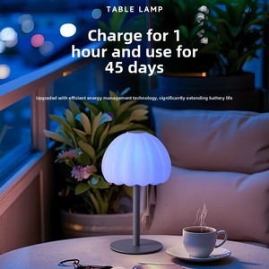 Creative Pull-ring Small Modern Minimalism Bedside High-end Touch Remote Control Type-C Fast-Charging Ambient <strong>Light</strong> <strong>Table</strong> Lamp - Product Image 2