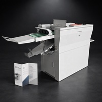 Machine automatique de pliage et de rainurage U-338A, machine de pliage de papier pour la création de brochures