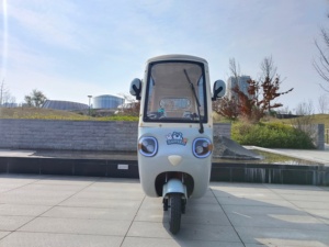 Beixiu Triciclo <span class=keywords><strong>Elettrico</strong></span> 1000W per Adulti, 60V, 3 Posti, Tipo Rickshaw con Cabina e Carico Aperto - Product Image 2