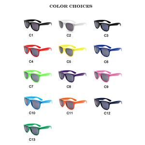 定制标志广告促销霓虹灯颜色派对优惠用品便宜酷设计师男女通用太阳镜 - Product Image 3