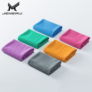 Toalla refrescante Jiemeirui de seda helada de secado rápido, toalla deportiva absorbente de sudor para fitness, alivio del calor, multicolor, 160g, fibra de poliamida - Product Image 2