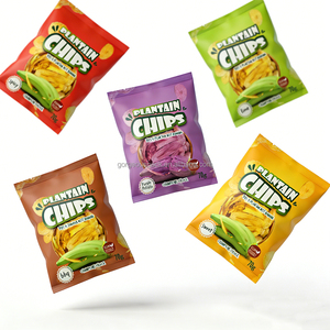Custom Printed Edible Snack Food Packaging Pillow Pouches Empty Plastic Aluminum Foil Mylar Potato Banana Chip <b>Bags</b> - Product Image 6