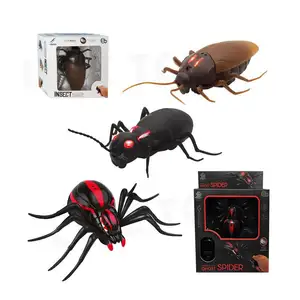 丰泰无线电控制红外大尺寸蚂蚁电池操作玩具RC动物宠物娃娃机器人恶作剧开玩笑饼干狗和猫嚼