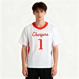 เสื้อฝึกซ้อมลาครอสแบบมืออาชีพ - ชุดกีฬาโพลีเอสเตอร์ระบายอากาศได้ดี แห้งเร็ว สำหรับนักกีฬา - Product Image 1