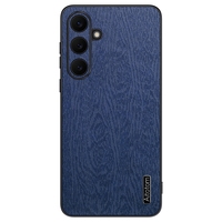 Étui en cuir PU Grain d'arbre pour Samsung Galaxy S25 FE Edge S24 Plus S23 Ultra A56 A36 A26 A16 A06 A05 A05S A15 couverture de peau arrière