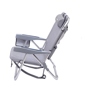 Fauteuil inclinable pliant en alliage d'aluminium 600D Oxford tissu multi-vitesses dossier réglable avec chaise pliante peut s'allonger sur <span class=keywords><strong>la</strong></span> chaise de <span class=keywords><strong>plage</strong></span> - Product Image 3