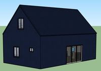 Maisons préfabriquées modernes en bois avec panneaux sandwich américains, cadre en acier, kit de construction, plage, pas cher, portable, 2 chambres, mini-maisons