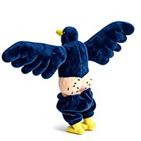 Peluche d'oiseau personnalisée : conception à partir d'illustrations, fabrication OEM/ODM, vente en gros, cadeau, décoration de fête