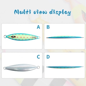 Hunthouse เหยื่อตก<span class=keywords><strong>ปลา</strong></span>ขนาดใหญ่130<span class=keywords><strong>ก</strong></span>.-220<span class=keywords><strong>ก</strong></span>., เหยื่อตก<span class=keywords><strong>ปลา</strong></span>แบบช้าทำจา<span class=keywords><strong>ก</strong></span>โลหะเหยื่อ6สีเรืองแสง UV - Product Image 4