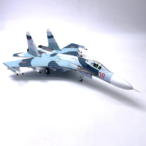Venta caliente escala 1:100 ruso Flanker Heavy Fighter diseño moderno modelo de avión de Metal para colección - Product Image 5
