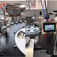 Máquina Automática de Llenado al Vacío, Tapado y Sellado de Viales de 1.8ml y 3ml para Líquidos de Dosis Pequeña, para Oligopeptidos, Sueros y Esencias