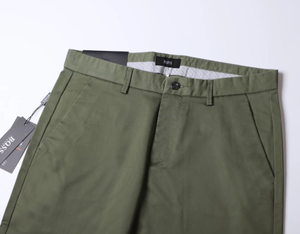 맞춤 제작 면 스판 남성용 치노 팬츠 제조업체 남성 카키 슬림핏 치노 바지 - Product Image 5