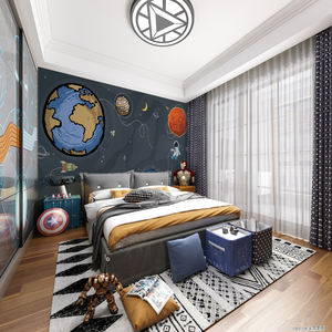 Papier peint sur mesure, revêtement mural, décoration intérieure, revêtement mural pour chambre d'enfant, carte de <span class=keywords><strong>vaisseau</strong></span> <span class=keywords><strong>spatial</strong></span>, bus, voiture, toile, papier peint en soie, art mural - Product Image 5