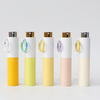 Atomiseur de parfum de voyage vide en forme de menthe, format clé, 10 ml + porte-clés + crochet
