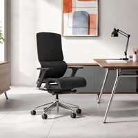 Silla de Oficina Ergonómica Vaseat EN1335 con Soporte Lumbar Dividido Adaptativo y Ajuste de Profundidad del Asiento, Certificada por BIFMA