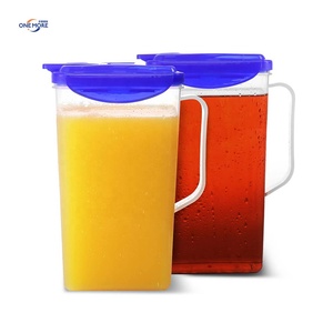 Bình nước container với nắp không bị rò rỉ <span class=keywords><strong>BPA</strong></span> miễn phí nhựa Iced trà nước trái cây sữa nước giải khát bình tủ lạnh Bình Bình - Product Image 1