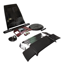 Pour Benz classe G W464 G800 fibre de carbone sèche B-style couverture de roue de secours spoiler couverture de moteur taille ligne plafonnier kit de carrosserie