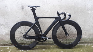 Winowsports T800碳纤维TR车架，带叉 + 座杆 + 蒸汽超轻轨道车架，用于赛车固定齿轮自行车车架 - Product Image 6