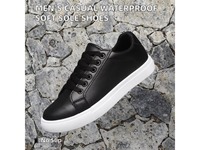 Chaussures de marche décontractées pour hommes, tendance printemps-été, style rétro, semelle souple, imperméables, antidérapantes, semelle intérieure en PU, confortables, authentiques