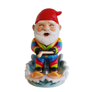 Statuetta di <span class=keywords><strong>Gnomo</strong></span> Surfista in Ceramica Artigianale OEM ODM, Statua Decorativa Costiera, Fornitore all'Ingrosso, <span class=keywords><strong>Gnomo</strong></span> delle Onde Oceaniche Personalizzato - Product Image 3