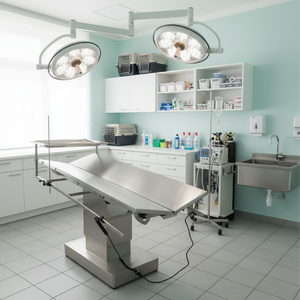 Table d'opération vétérinaire de qualité supérieure en acier inoxydable 304, type V, inclinable, équipement d'opération vétérinaire avec fonction d'inclinaison - Product Image 6