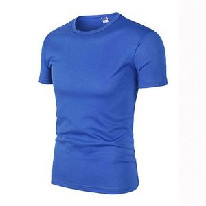 Cheap Blank Men's 100% Polyester Quick Dry Breathable Eco-Friendly T-Shirt Custom Silk Screen Print Front Logo Unisex Sports - Product Image 5