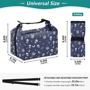 Bolsa de Almuerzo Portátil con Cierre y Logotipo Personalizado, de Gran Capacidad, Aislada, para Picnic, Trabajo y Estudiantes - Product Image 3