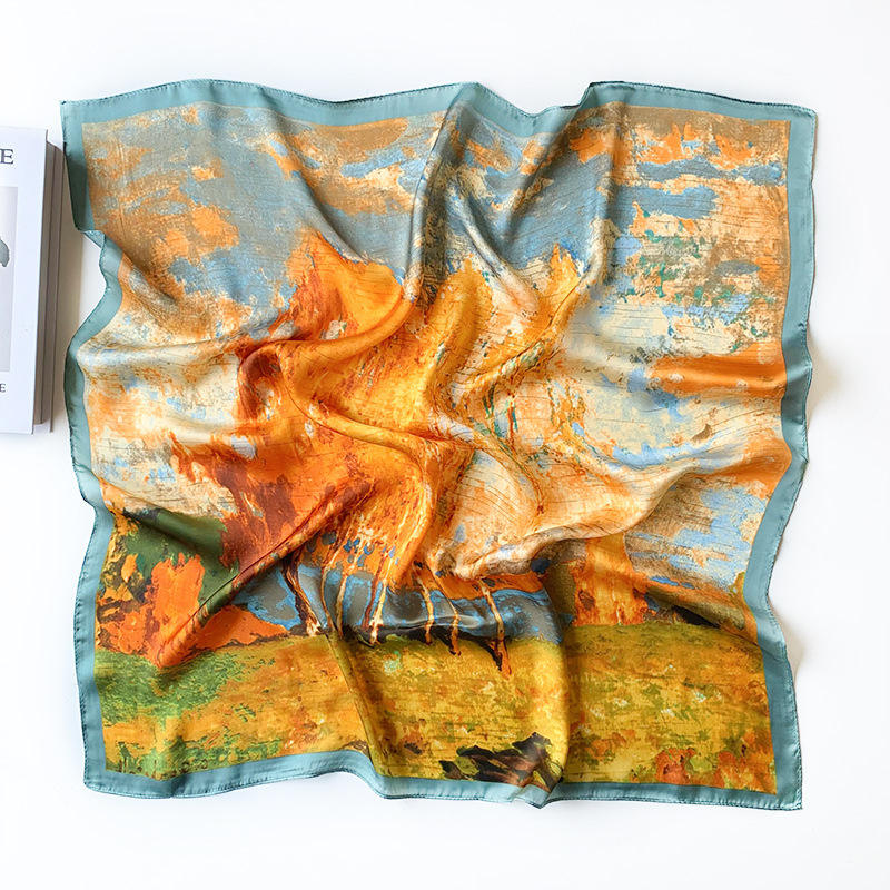 Peinture à l'huile de ginkgo