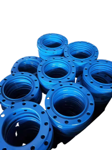 24 pouces Sch 80 Époxy Revêtement de puissance ASTM A694 F65 Cou de Soudure Bride, Fbe Revêtement ASTM A105 Afin Bride, 300lb, - Product Image 3