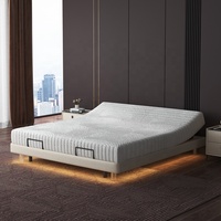 2024 Nouveau design lit de sommeil intelligent à double moteur à levage automatique pour chambre à coucher peut ajuster le prix de gros du cadre de lit
