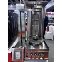 Machine automatique à kebab doner, machine à shawarma, grill à gaz et électrique, robot à shawarma