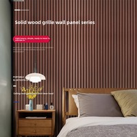 Panneaux muraux WPC en bois-plastique directement de l'usine, murs de fond en fibre de bambou-bois, excellent design mural, panneaux insonorisés et imperméables