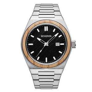 Reloj de Cuarzo con Caja de Acero Inoxidable 316 Resistente al Agua 5ATM, con Manecillas Luminosas para una Medición del Tiempo Precisa - Product Image 4