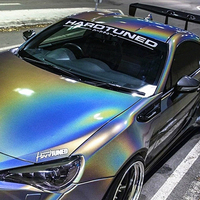 Autocollant en vinyle réfléchissant de course sportive avec logo imprimé, transfert de décalcomanie 3D, autocollants personnalisés pour carrosserie, porte, pare-brise de voiture