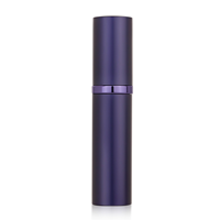 Flacon pulvérisateur de voyage en verre personnalisé rose à motif floral, rechargeable, pour parfum, modèle F806, de Guangdong