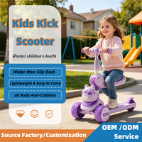 AFTFA Vente en gros Tricycle à trois modes, Voiture à pousser, Trottinette pour enfants, pour divertissement extérieur des tout-petits