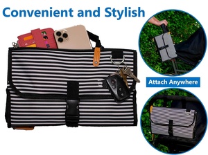 BSCI personnalisé Portable nouvelle maman ou papa <span class=keywords><strong>sac</strong></span> de voyage <span class=keywords><strong>Parents</strong></span> embrayage tapis de couche fille garçon infantile bébé couche matelas à <span class=keywords><strong>langer</strong></span> - Product Image 5